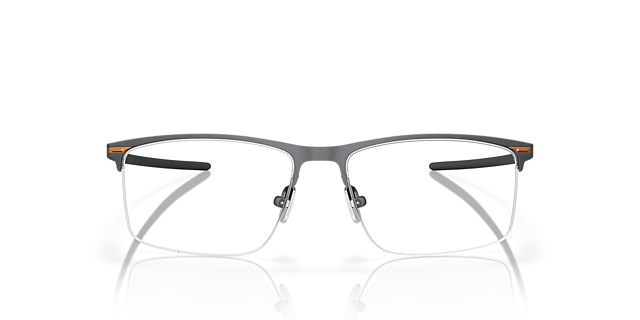 Tie Bar™ 0.5 Satin Light Steel TitanEyeglass Frames von B24, Vorderansicht