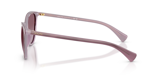 RA5339U Striped Purple AcetaatSunglass Frames van B24, Zijaanzicht