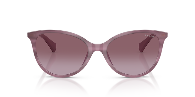 RA5339U Striped Purple AcetaatSunglass Frames van B24, Vooraanzicht