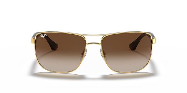 RB3533 Arista goud MetaalSunglass Frames van B24, Vooraanzicht