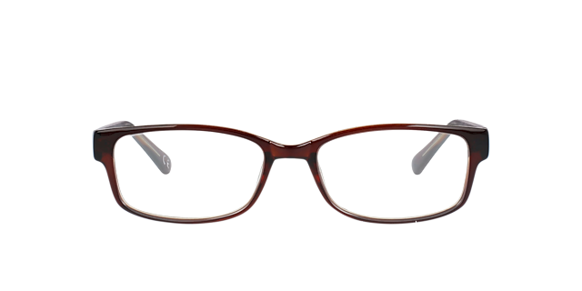 Drifter Shiny Crystal Brown KunststoffEyeglass Frames von B24, Vorderansicht