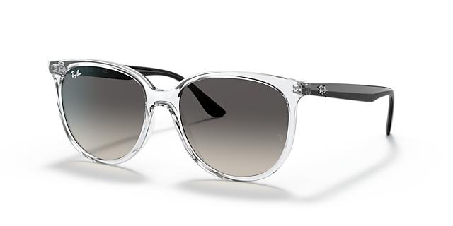 RB4378 Transparent KunststoffSunglass Frames von B24, Dreiviertelansicht