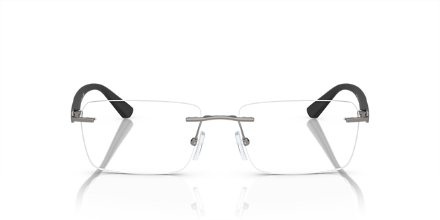 AX1064 Matt Gunmetal MetallEyeglass Frames von B24, Vorderansicht