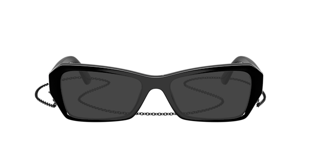 VO5656U Schwarz KunststoffEyeglass Frames von B24, mit getönten Gläsern