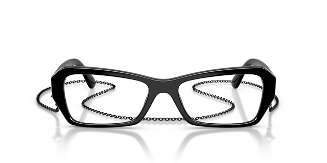 VO5656U Schwarz KunststoffEyeglass Frames von B24, Vorderansicht