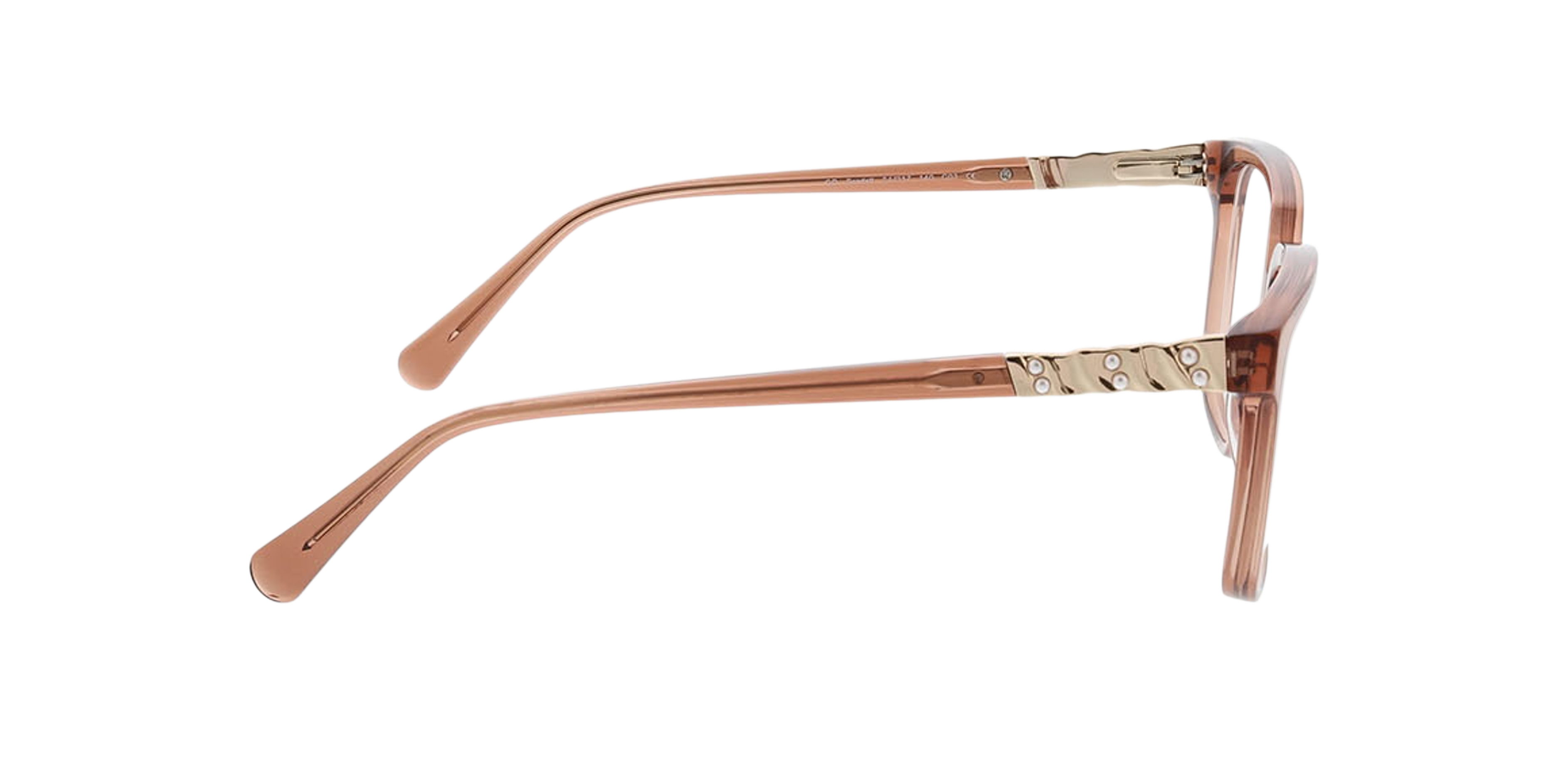 Scarlett Kristallrosa AcetatEyeglass Frames von B24, Seitenansicht