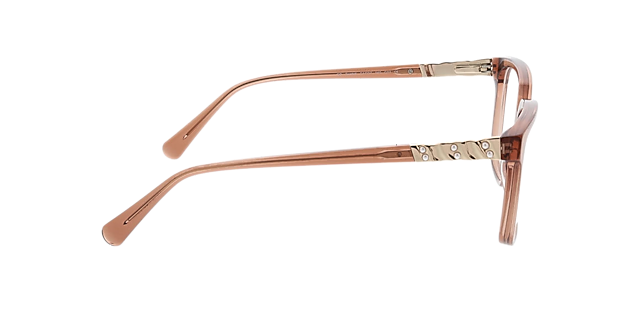 Scarlett Kristalroze AcetaatEyeglass Frames van B24, Zijaanzicht