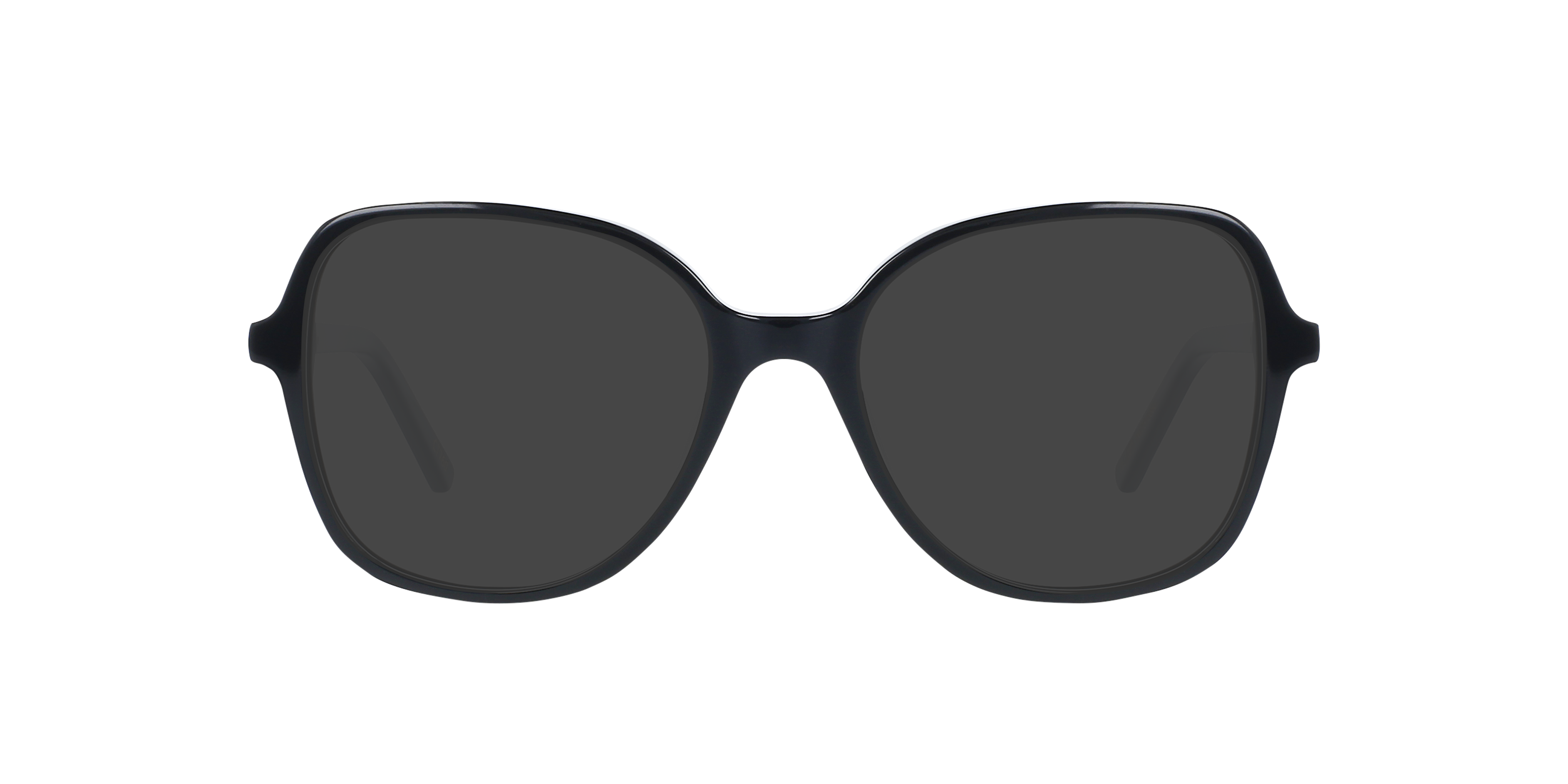 Darya Jet Black AcetaatEyeglass Frames van B24, met getinte lenzen