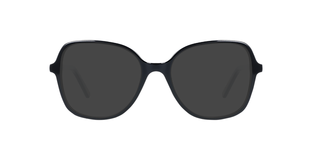 Darya Jet Black AcetatEyeglass Frames von B24, mit getönten Gläsern