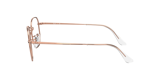 RB6448 Roségoud MetaalEyeglass Frames van B24, Zijaanzicht