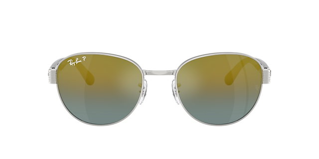 RB3766CH Silber MetallSunglass Frames von B24, mit getönten Gläsern