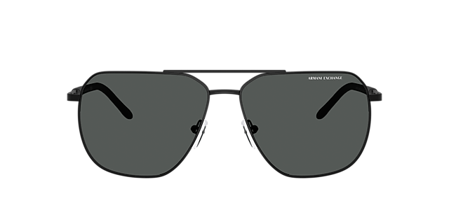 AX2057S Matt Schwarz MetallSunglass Frames von B24, mit getönten Gläsern
