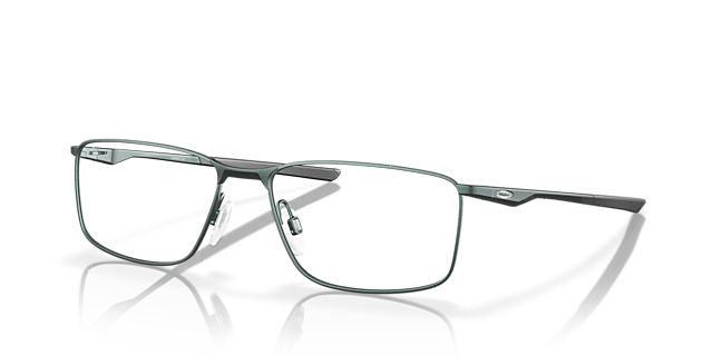 Socket 5.0 Dark Matte Silver & Blue Colorshift MetallEyeglass Frames von B24, Dreiviertelansicht