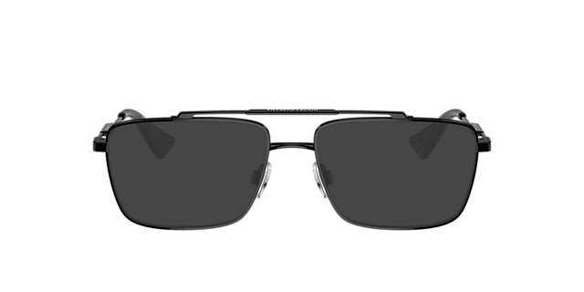 DG1354 Zwart MetaalEyeglass Frames van B24, met getinte lenzen