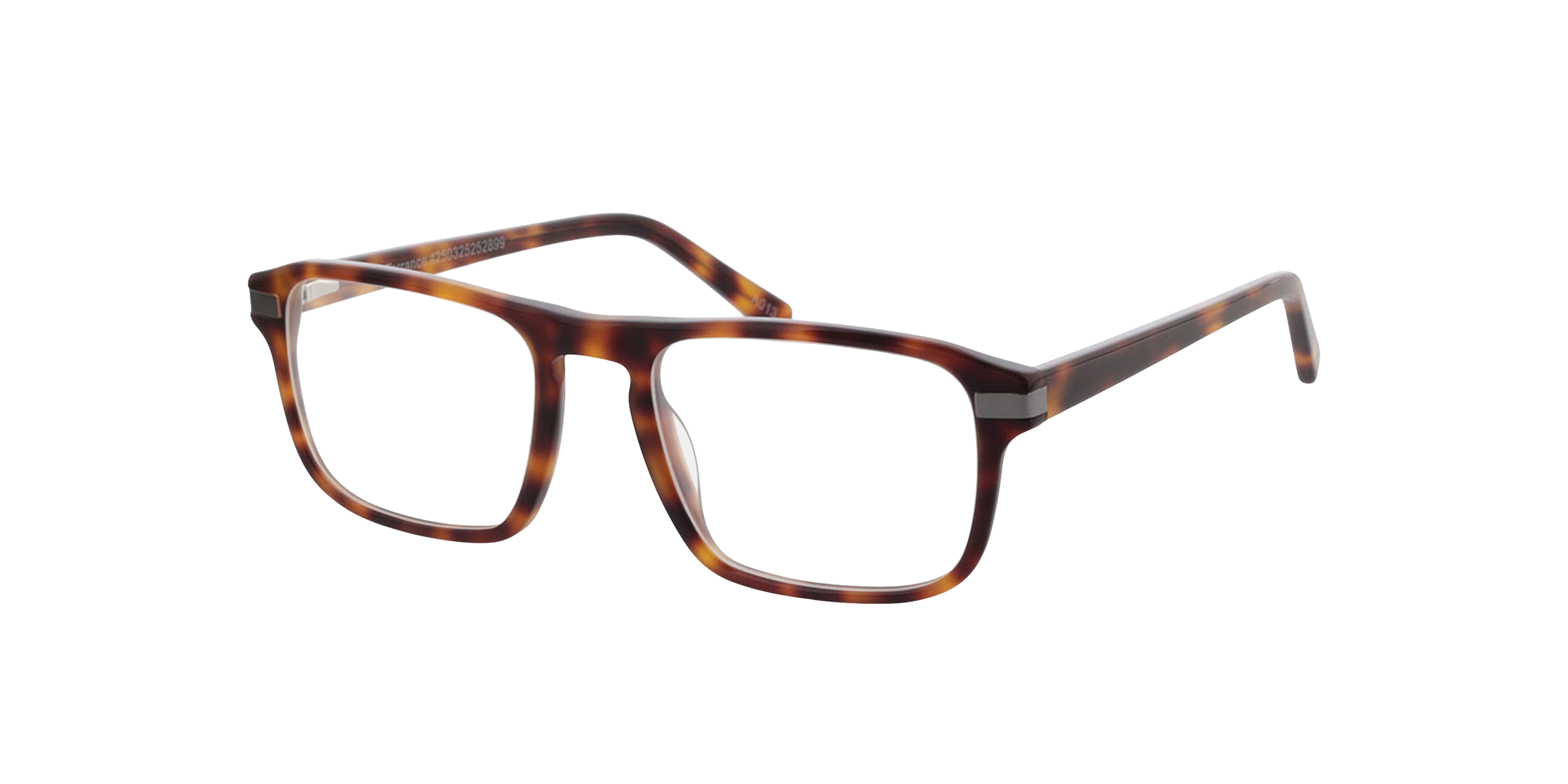 Torrance Havana  &  Gun AcetatEyeglass Frames von B24, Dreiviertelansicht