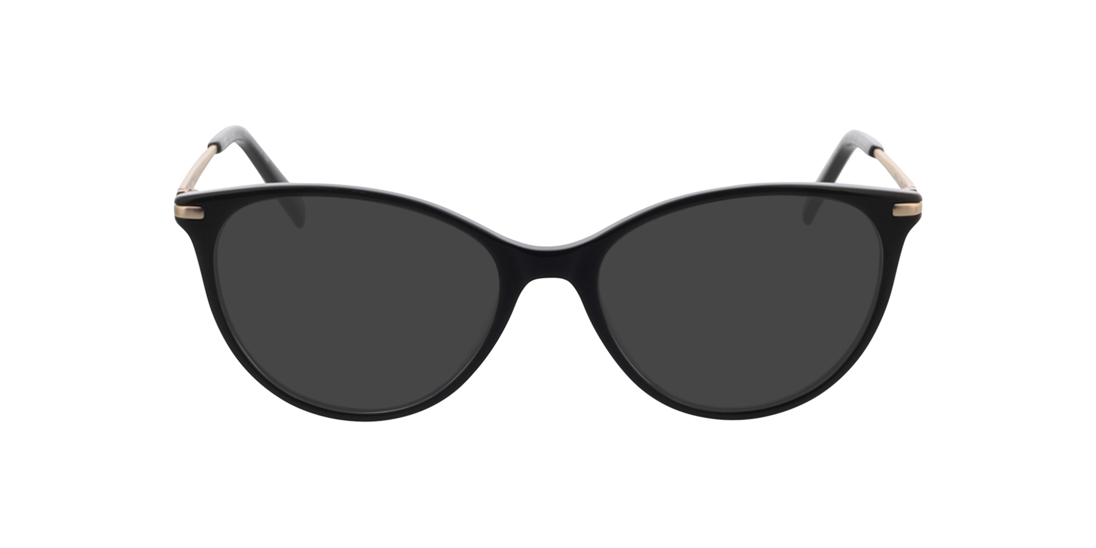 Lauren Black  &  Satin Gold AcetatEyeglass Frames von B24, mit getönten Gläsern