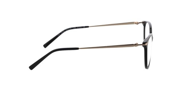 Lauren Black  &  Satin Gold AcetatEyeglass Frames von B24, Seitenansicht