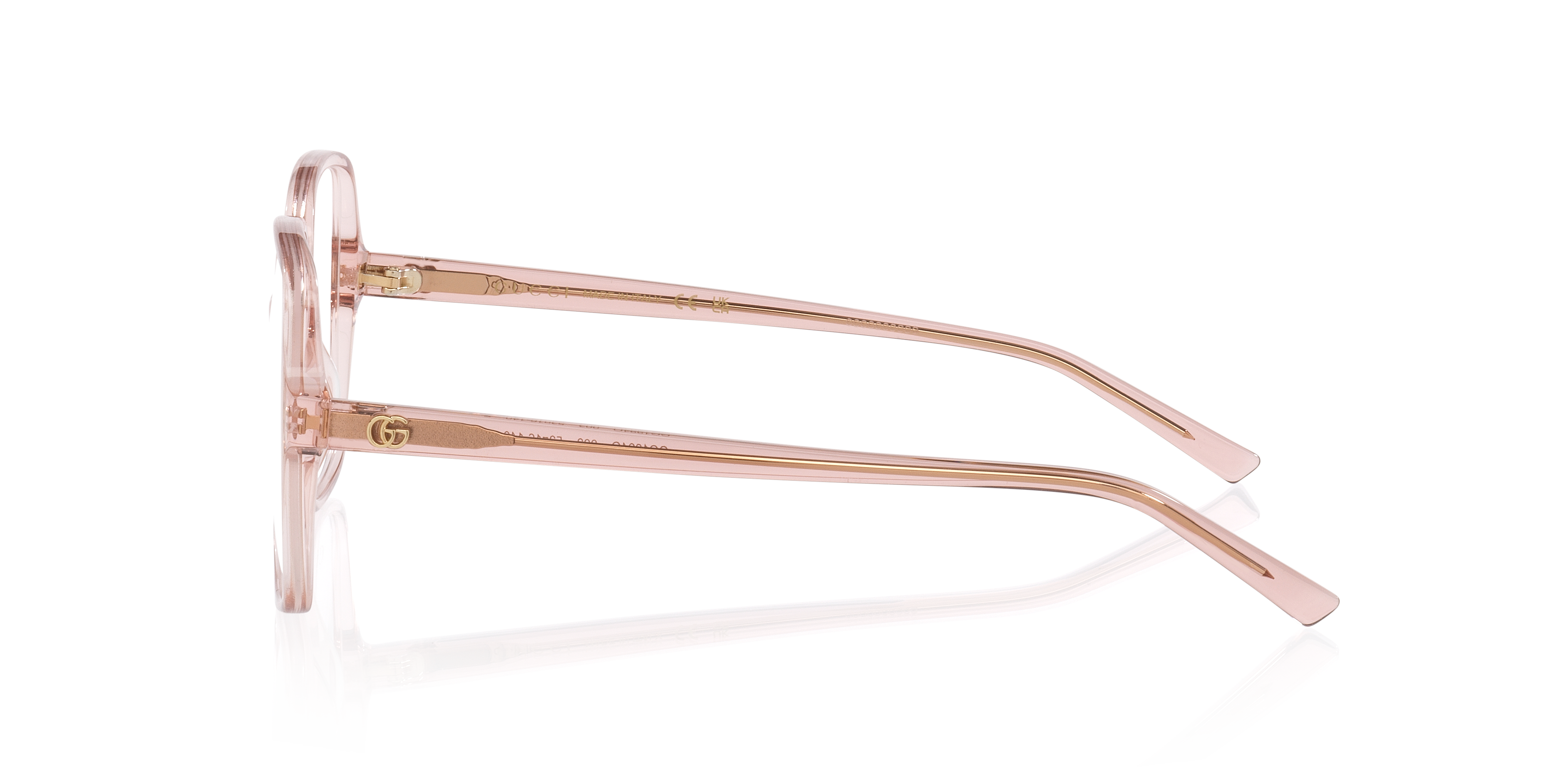 GG1994O Roze AcetaatEyeglass Frames van B24, Zijaanzicht