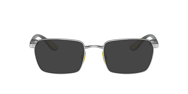 RB6507M Silber MetallEyeglass Frames von B24, mit getönten Gläsern