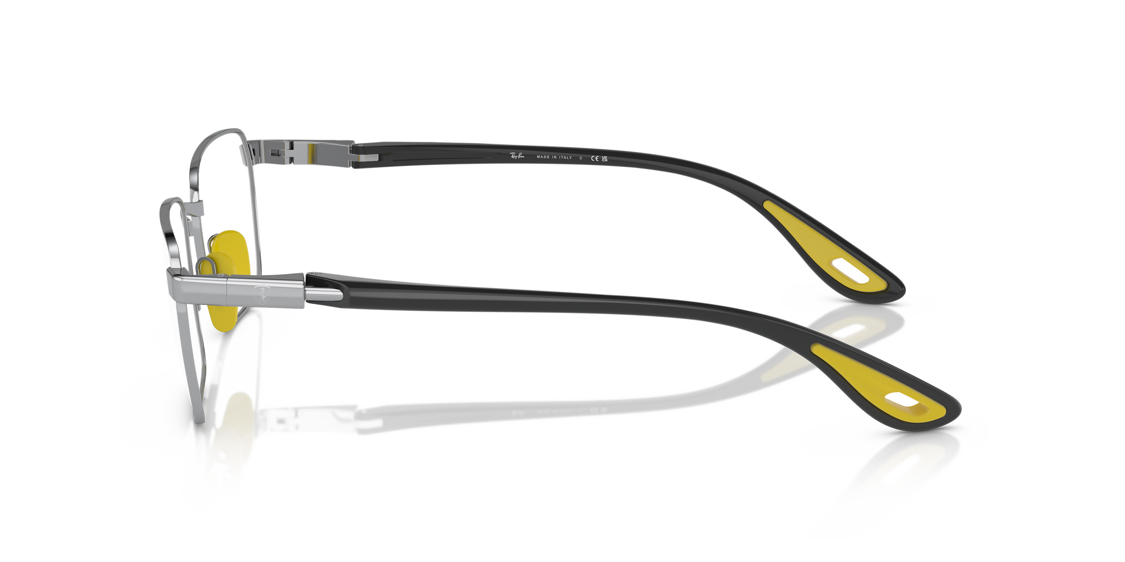 RB6507M Silber MetallEyeglass Frames von B24, Seitenansicht