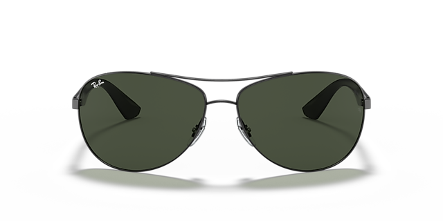 RB3526 Zwart MetaalSunglass Frames van B24, Vooraanzicht