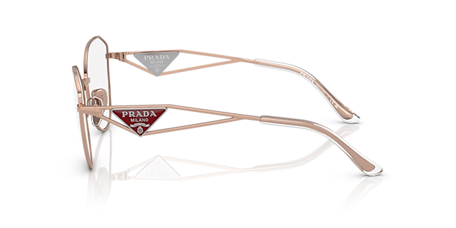 PR 52ZV Roségold MetallEyeglass Frames von B24, Seitenansicht