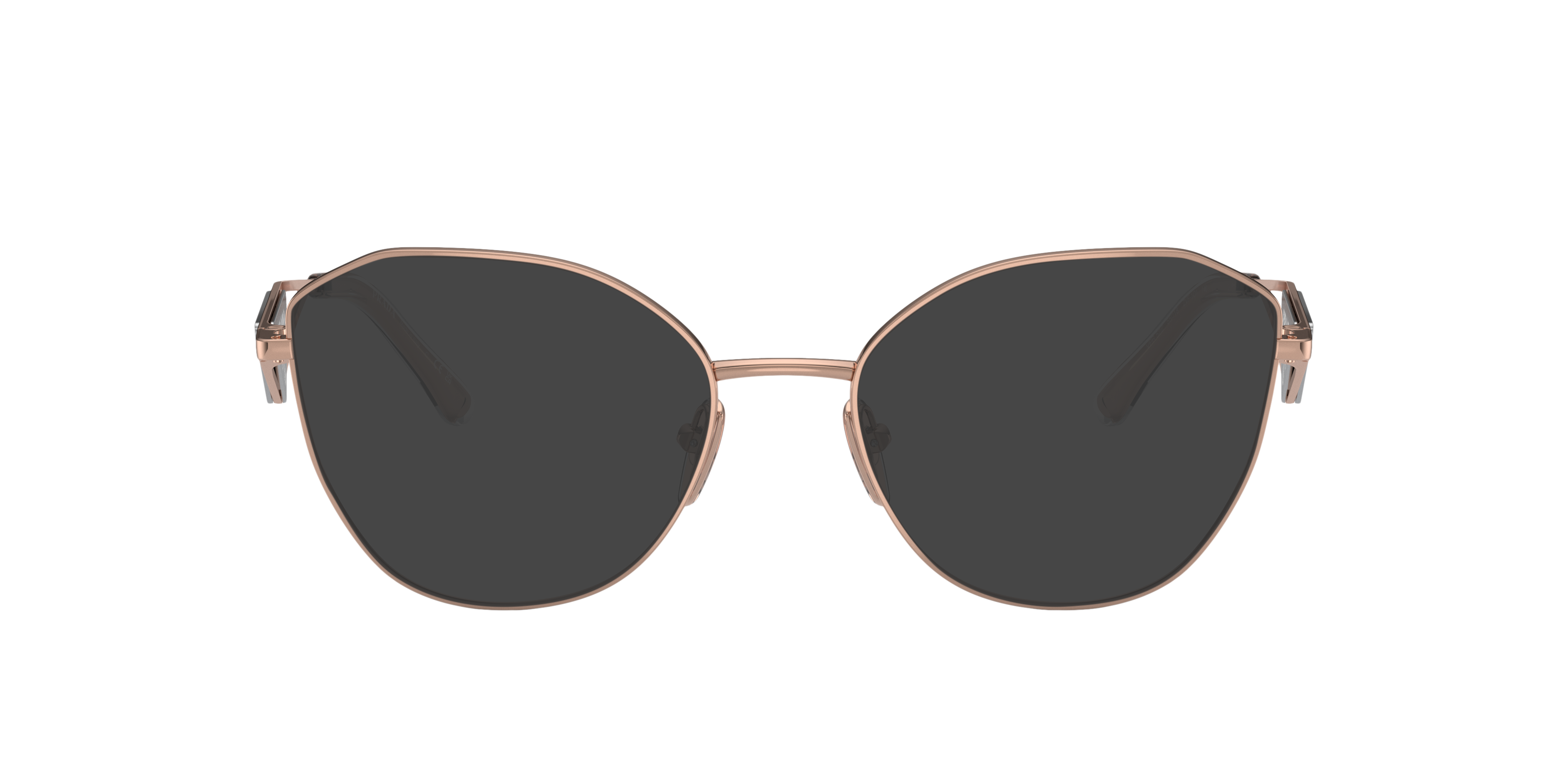 PR 52ZV Roségold MetallEyeglass Frames von B24, mit getönten Gläsern