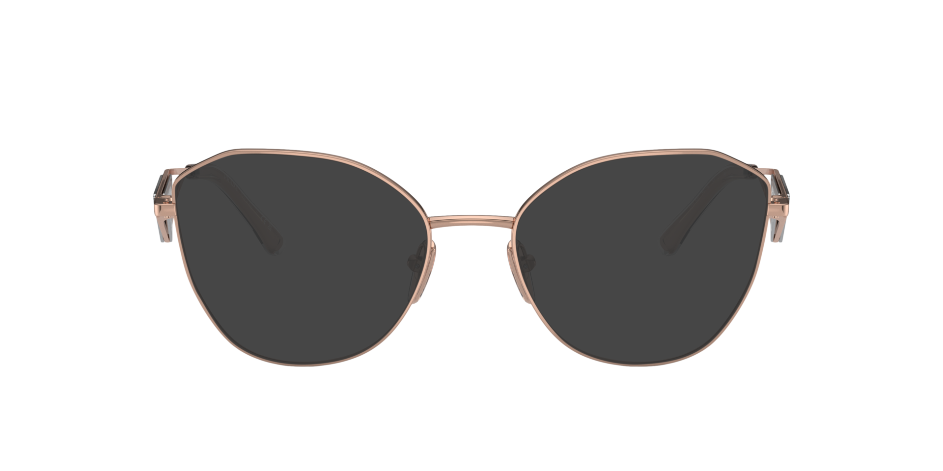 PR 52ZV Roségold MetallEyeglass Frames von B24, mit getönten Gläsern