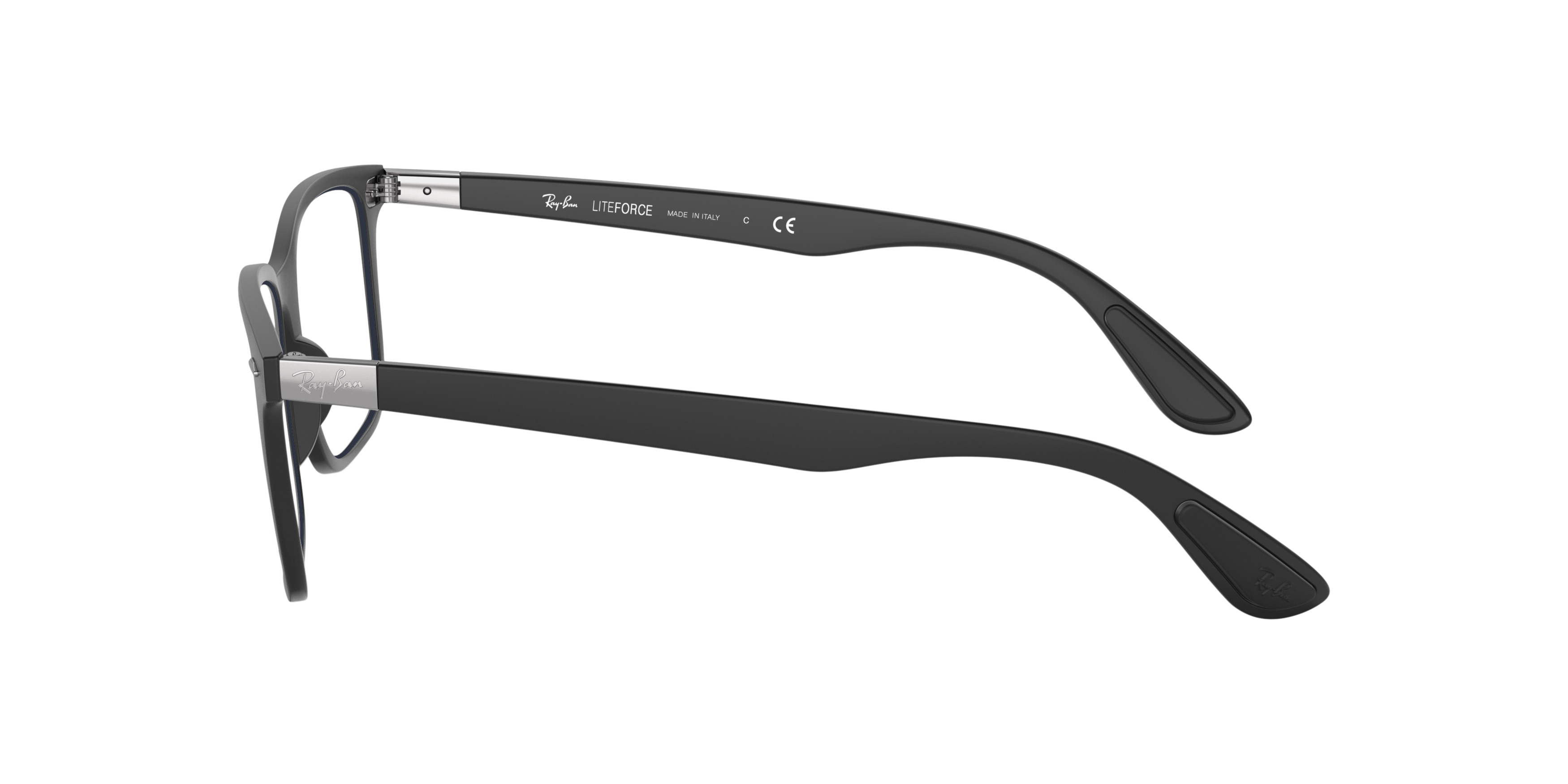 RB7144 Zwart KunststofEyeglass Frames van B24, Zijaanzicht