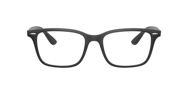 RB7144 Zwart KunststofEyeglass Frames van B24, Vooraanzicht