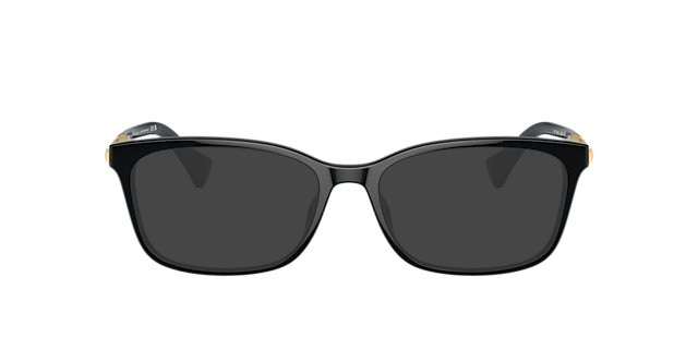 RA7160U Glanzend zwart KunststofEyeglass Frames van B24, met getinte lenzen