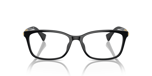 RA7160U Glanzend zwart KunststofEyeglass Frames van B24, Vooraanzicht