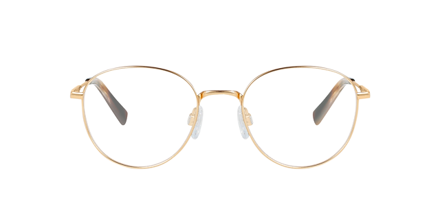 Luke Light Gold Titanium TitanEyeglass Frames von B24, Vorderansicht