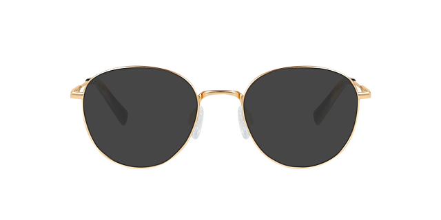 Luke Light Gold Titanium TitanEyeglass Frames von B24, mit getönten Gläsern