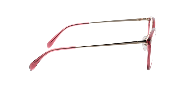 Charlotte Roze  &  goud AcetaatEyeglass Frames van B24, Zijaanzicht