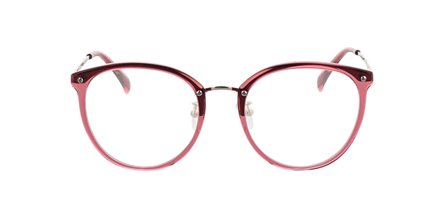 Charlotte Roze  &  goud AcetaatEyeglass Frames van B24, Vooraanzicht