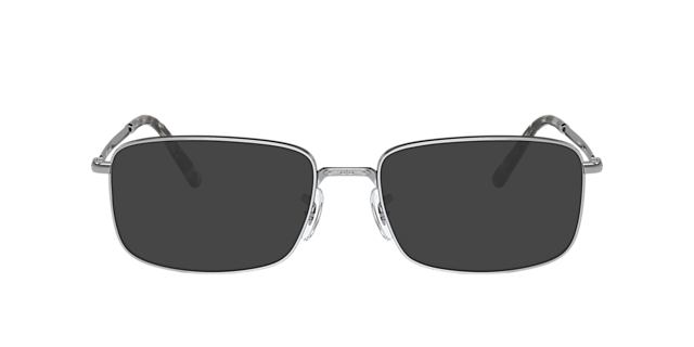 RB3717V Zilver MetaalEyeglass Frames van B24, met getinte lenzen