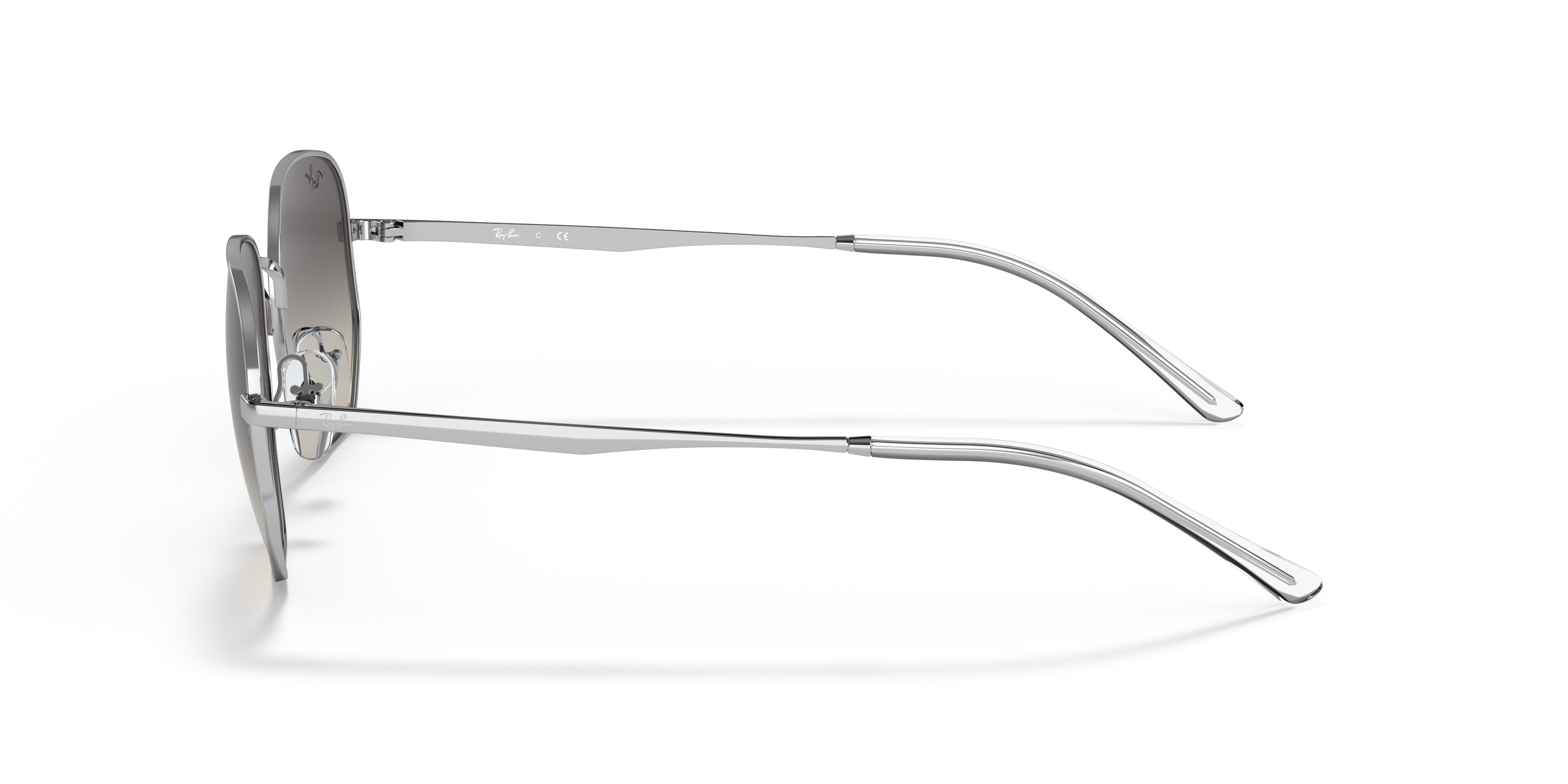 RB3682 Silber MetallSunglass Frames von B24, Seitenansicht