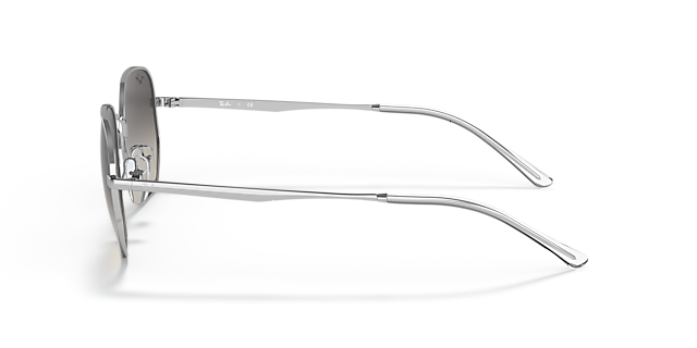 RB3682 Zilver MetaalSunglass Frames van B24, Zijaanzicht