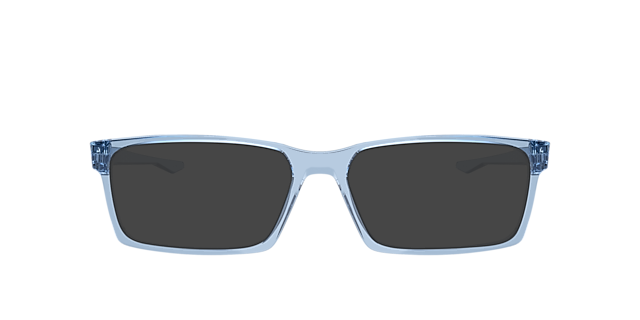 OVERHEAD Blau transparent KunststoffEyeglass Frames von B24, mit getönten Gläsern