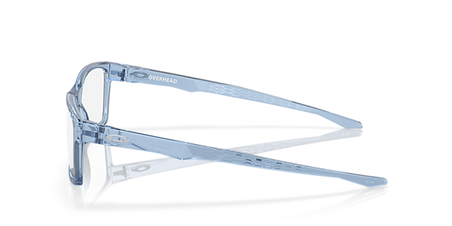 OVERHEAD Blau transparent KunststoffEyeglass Frames von B24, Seitenansicht