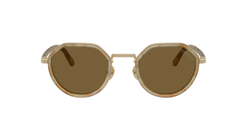 Giorgio Armani - AR6181, Herren, Yellow Havana/Brown Turtle, Größe: Large