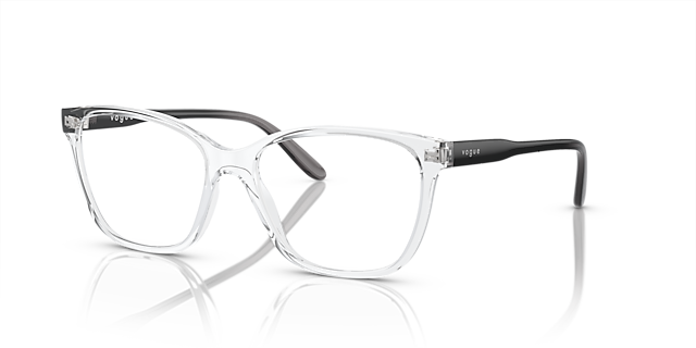 VO5518 Transparent KunststoffEyeglass Frames von B24, Dreiviertelansicht