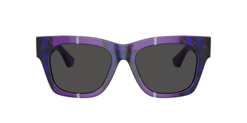 Burberry - BE4424, Damen, Check Violet, Größe: Durchschnittlich