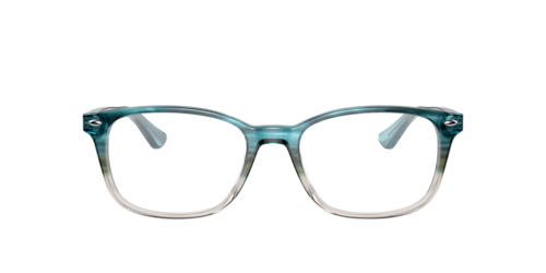 Ray-Ban - RB5375, Havana/Black On Transparent/Havana On Light Blue, Größe: Large