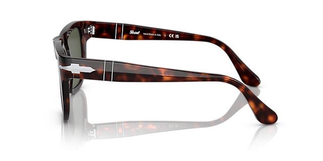 PO3306S Havana AcetaatSunglass Frames van B24, Zijaanzicht