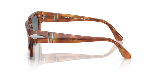 PO3315S Terra Di Siena AcetaatSunglass Frames van B24, Zijaanzicht