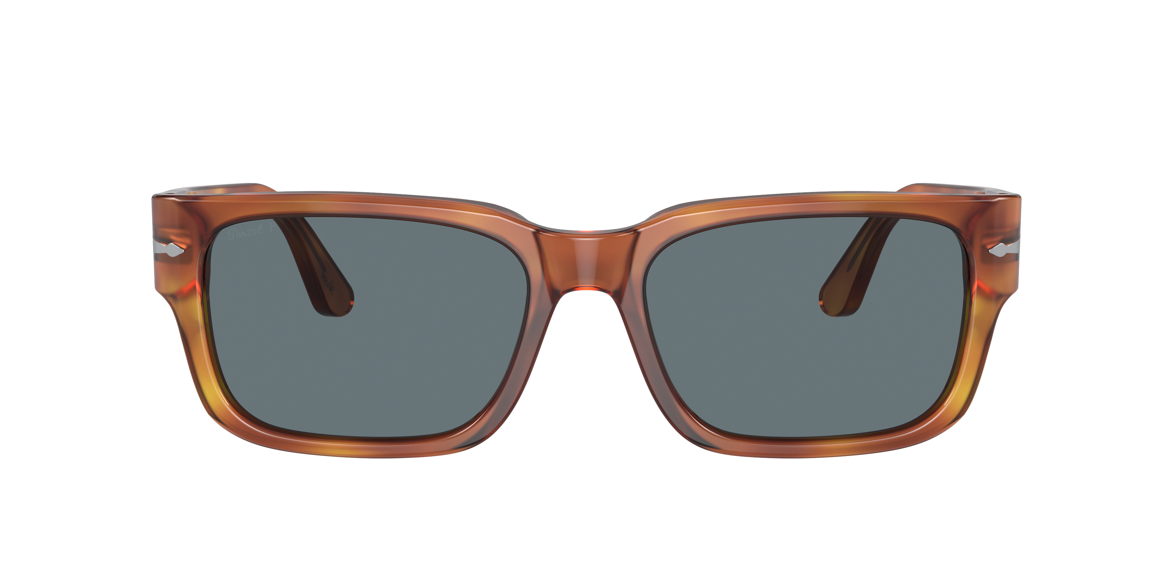 PO3315S Terra Di Siena AcetatSunglass Frames von B24, mit getönten Gläsern