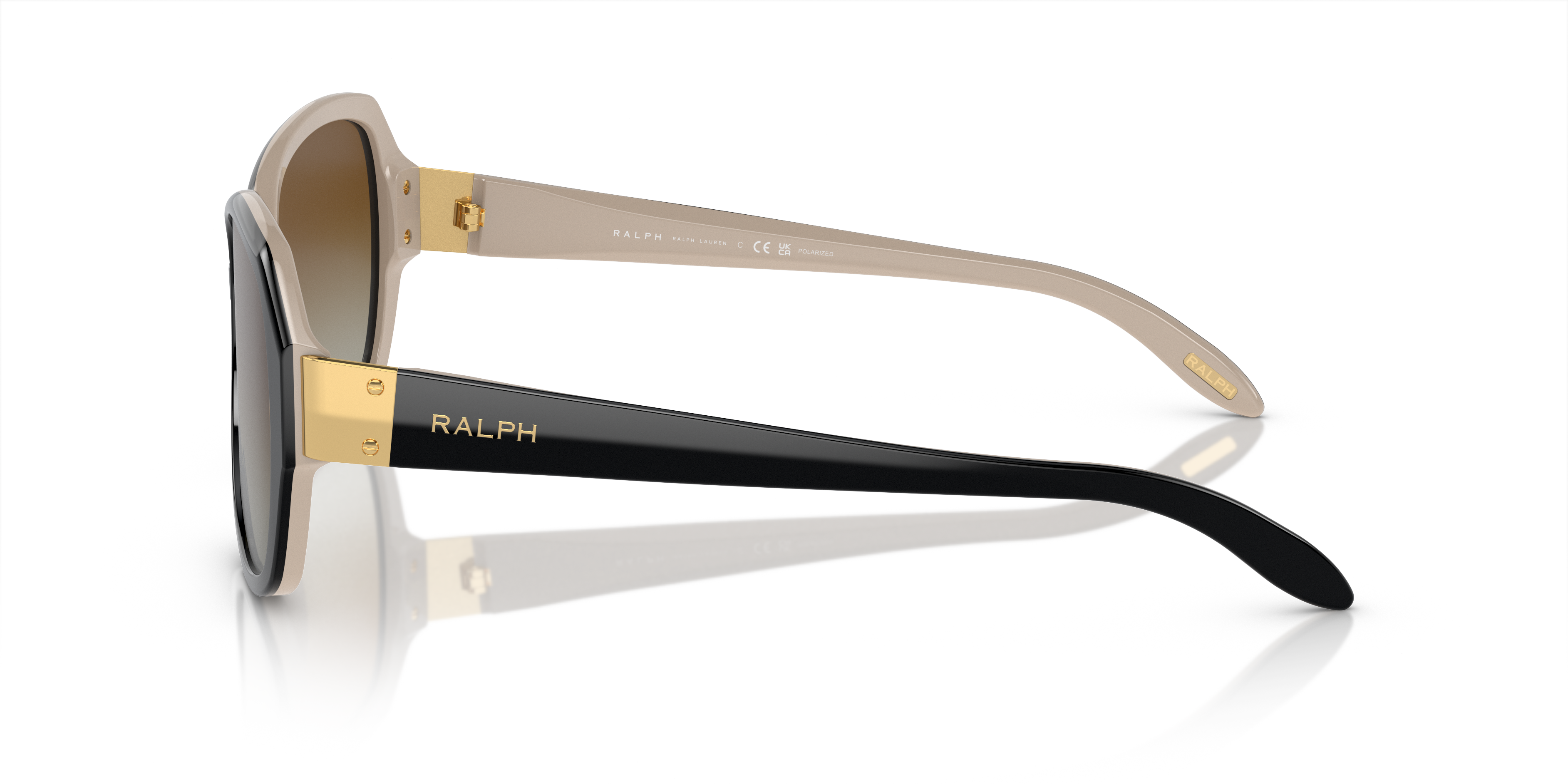 RA5138 Shiny Black On Nude AcetatSunglass Frames von B24, Seitenansicht