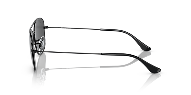 RB3799 Zwart MetaalSunglass Frames van B24, Zijaanzicht